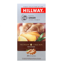 Чай чорний байховий з імбирем Hillway к/у 25х1.5г