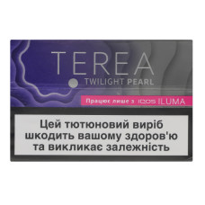 Виріб тютюновмісний для електричного нагрівання з фільтром Terea Twilight pearl 20шт