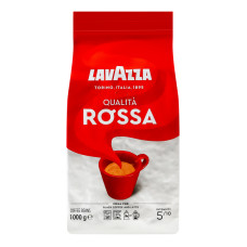 Кава натуральна смажена в зернах Qualita Rossa Lavazza м/у 1кг