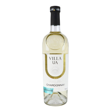 Вино 750мл 9.5-14% біле сухе Chardonnay Villa UA пл