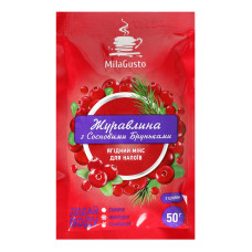 Мікс для напоїв ягідний Журавлина з сосновими бруньками MilaGusto м/у 50г