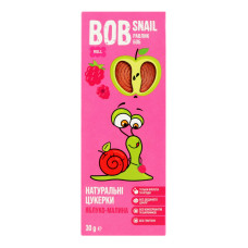 Цукерки фруктові натуральні Яблуко-малина Bob Snail к/у 30г