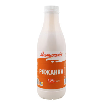 Ряжанка 3.2% Яготинська п/пл 750г