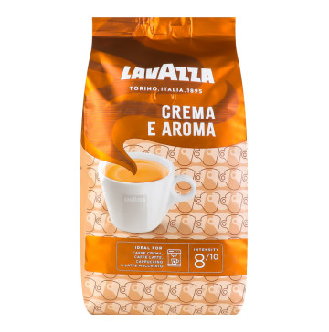 Кава натуральна смажена в зернах Crema e Aroma Lavazza м/у 1кг