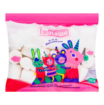 Маршмеллоу ароматизовані Тучки-штучки ЇжНаше м/у 75г