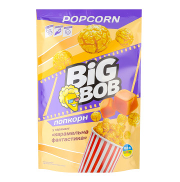 Попкорн в карамелі Карамельна фантастика Big Bob д/п 90г