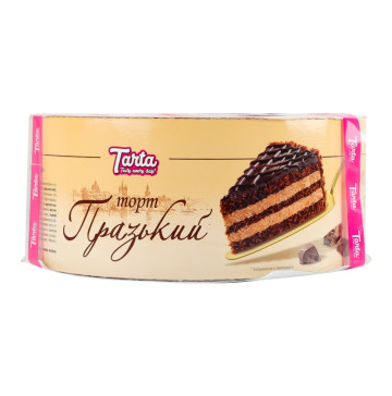 Торт бісквітний Празький Tarta к/у 450г