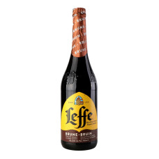 Пиво 0.75л 6.5% темне пастеризоване Bruin Leffe пл Пиво 0.75л 6.5% темне пастеризоване Bruin Leffe пл