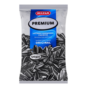 Насіння соняшника смажене Original Premium Sultan м/у 120г