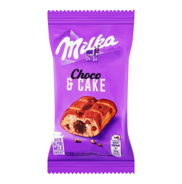 Тістечко бісквітне Choco&Cake Milka м/у 35г
