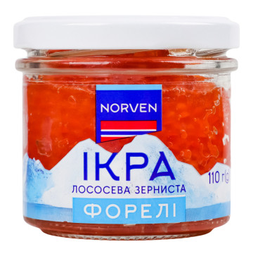 Ікра форелі зерниста Norven с/б 110г