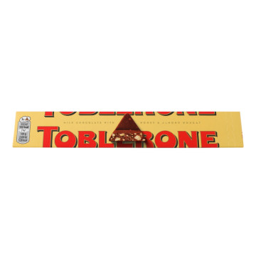 Шоколад молочний з медово-мигдальною нугою Toblerone к/у 4х25г