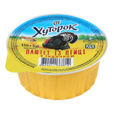Паштет із птиці з індичкою Хуторок ст 130г