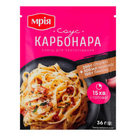 Суміш для приготування соусу Карбонара Мрія м/у 36г