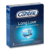 Презервативи латексні з силіконовою змазкою Long Love Contex 3шт