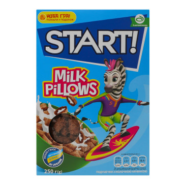 Сніданки сухі зернові Milk Pillows Start! к/у 250г