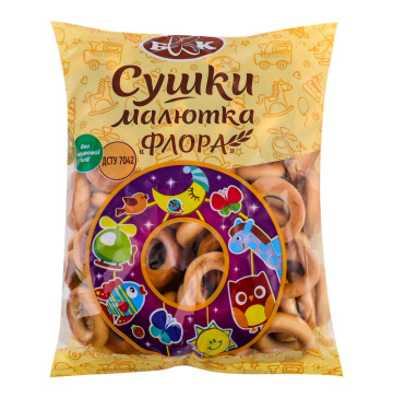 Сушки малютка Флора БКК м/у 300г