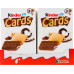 Вафлі з молочною і какао начинкою Cards Kinder к/у 3х25.6г