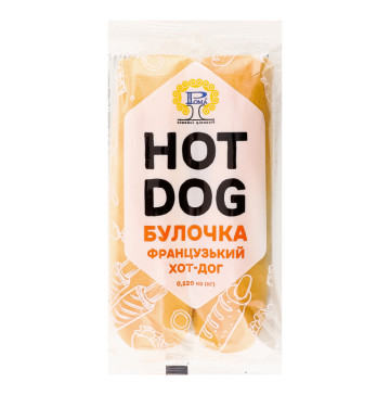 Булочка Французький хот-дог Рома м/у 0.12кг