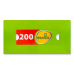 Серветки косметичні 2-х шарові 20х20см Ecolo 200шт