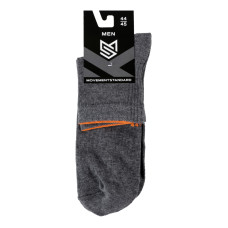 Шкарпетки чоловічі MovementStandard №MS M0211S 51 44-45 сірий меланж Шкарпетки чоловічі MovementStandard №MS M0211S 51 44-45 сірий меланж