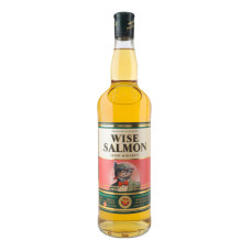 Віскі 0.7л 43% ірландське купажоване Wise Salmon пл