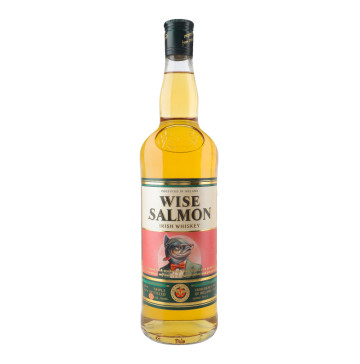 Віскі 0.7л 43% ірландське купажоване Wise Salmon пл