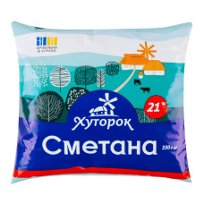 Сметана 21% Хуторок м/у 350г