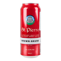 Пиво 0.5л 6.5% темне фільтроване пастеризоване Brune St. Pierre з/б