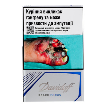 Сигарети з фільтром Davidoff Reach Focus Silver 20шт