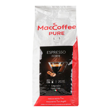 Кава натуральна смажена мелена Espresso Forte Pure MacCoffee м/у 1кг