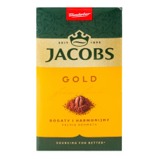 Кава натуральна смажена мелена Gold Jacobs м/у 250г
