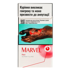 Сигарили з фільтром Marvel Super slims Red 20шт