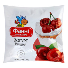 Йогурт 1% питний Вишня Фанні м/у 400г
