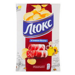 Чипси картопляні Бекон Люкс м/у 125г