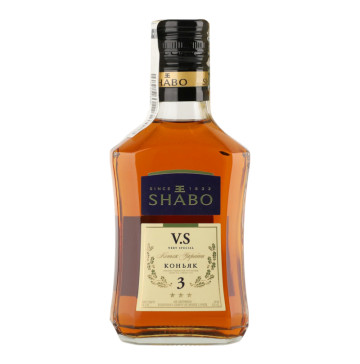 Коньяк 0.25л 40% 3 зірки VS Shabo пл
