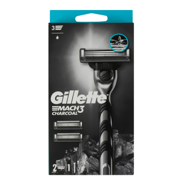 Бритва зі змінними касетами Charcoal Mach3 Gillette 1шт