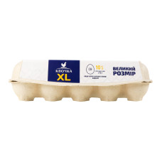 Яйця курячі СB XL Квочка к/у 10шт