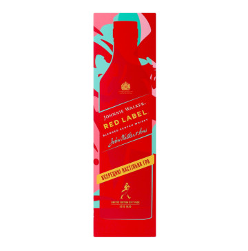Набір Віскі 0.7л 40% Red Label + гра Johnnie Walker 2шт