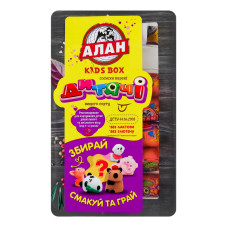 Сосиски варені Дитячі Kids box Алан в/с лоток 0.235кг