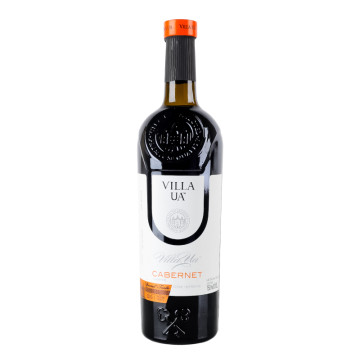 Вино 750мл 9.5-14% червоне сухе Cabernet Villa UA пл