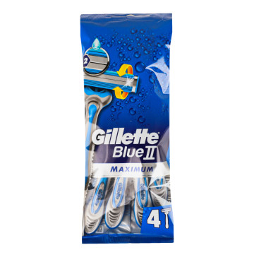 Бритви одноразові Maximum Blue II Gillette 4шт