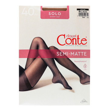 Колготки жіночі Conte elegant Solo 40den 4 bronz