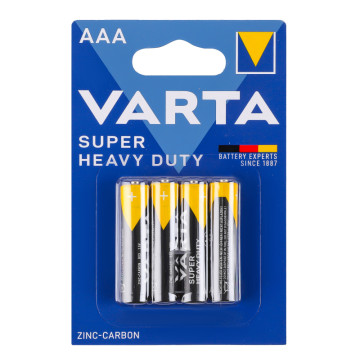 Батарейка AAA 1.5V R03 №2003 Super Heavy Duty Varta 4шт