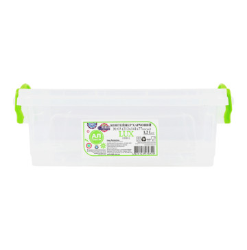 Контейнер харчовий 1.2л 212х141х77мм №03 Lux Ал-Пластик 1шт