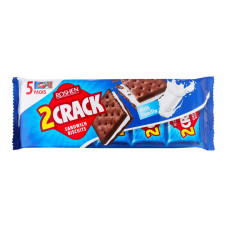 Печиво затяжне з молочно-ванільною начинкою 2 Crack Roshen м/у 190г