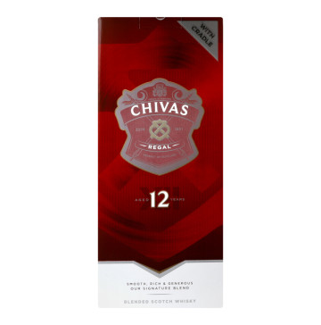 Віскі 4.5л 40% шотландське купажоване 12YO Chivas Regal к/у