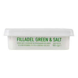 Крем-сир 60% Green&Salt Filladel Біло п/у 180г