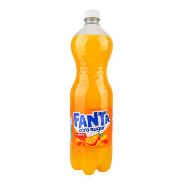 Напій безалкогольний сильногазований соковмісний Fanta Orange Zero Sugar п/пл 1.25л