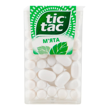 Драже М'ята Tic Tac п/у 18г